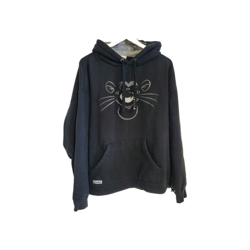 Vintage Disneyland Resort Size L "Tigger" Sweatshirt Hooded Drawstrings
